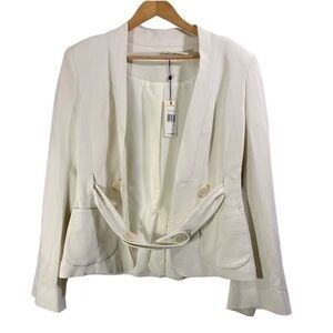 NWT  Max Studio Leon Max Limited Edition SILVRGRN women’s blazer Size 12